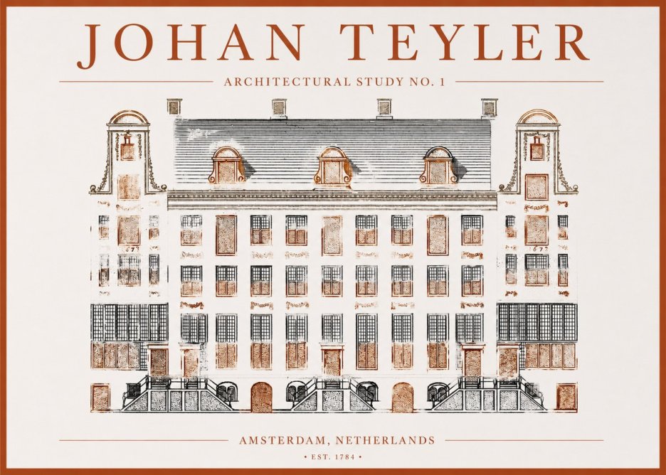 Johan Teyler Architectural Study No. 1 I No1 - Plakát