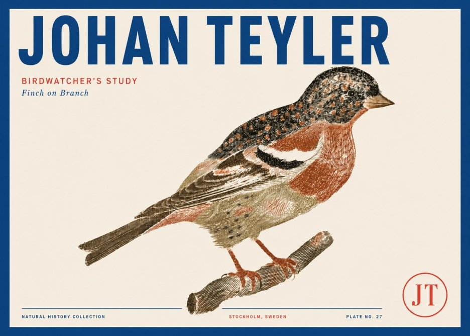 Johan Teyler Finch on Branch No3 - Plakát