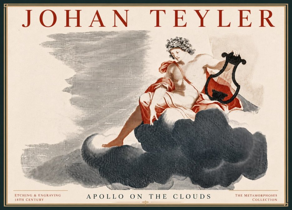 Johan Teyler Apollo on the Clouds No6 - Plakát