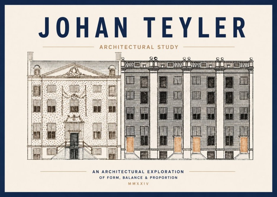 Johan Teyler Architectural Study IV No3 - Plakát