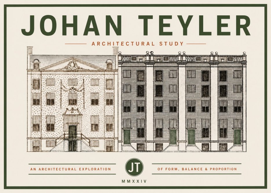 Johan Teyler Architectural Study IV No4 - Plakát