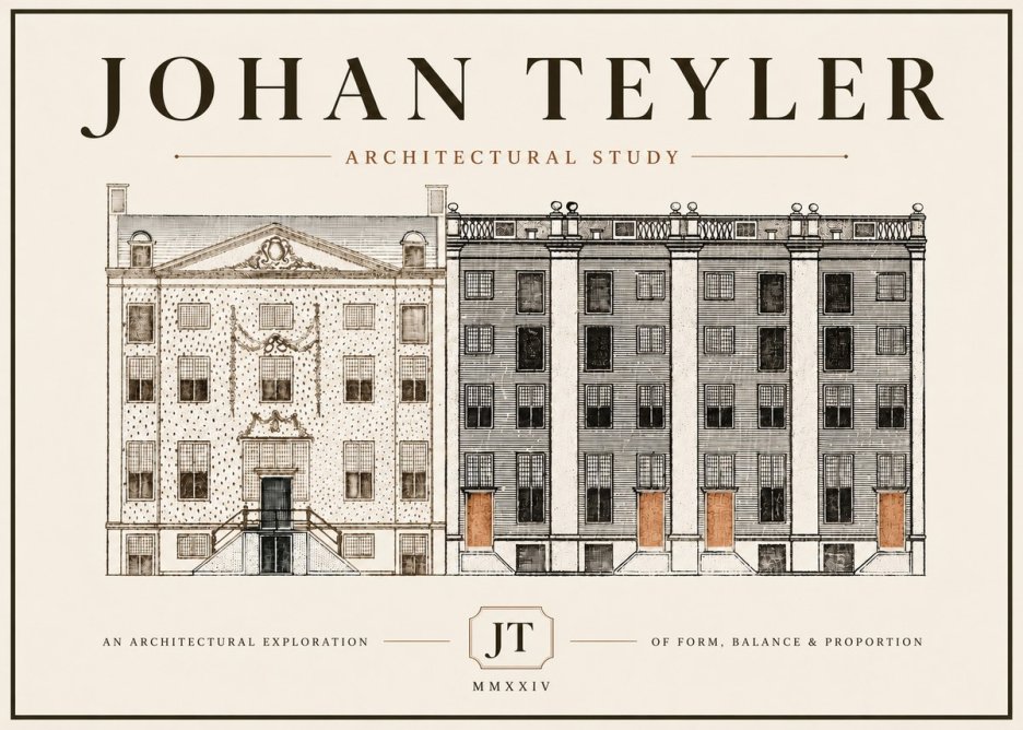 Johan Teyler Architectural Study IV No5 - Plakát