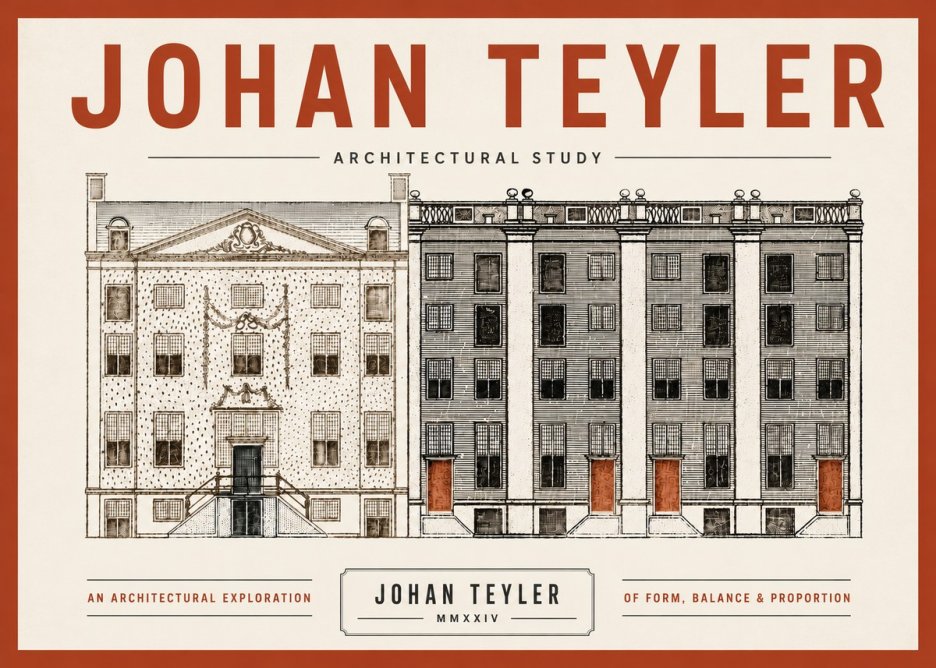 Johan Teyler Architectural Study IV No6 - Plakát