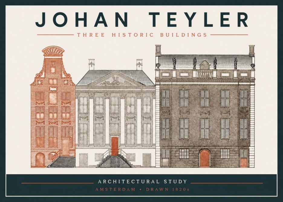 Johan Teyler Three Historic Buildings No3 - Plakát