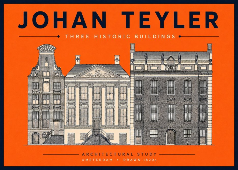 Johan Teyler Three Historic Buildings No5 - Plakát