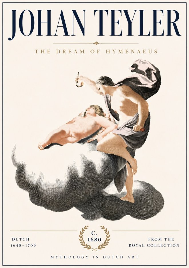 Johan Teyler The Dream of Hymenaeus No6 - Plakát