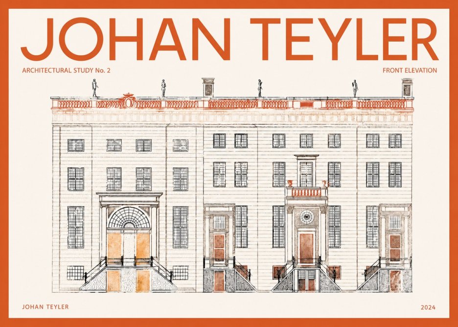 Johan Teyler Architectural Study VI No3 - Plakát