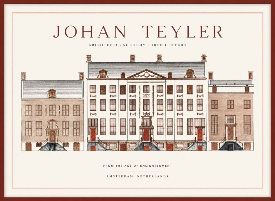 Johan Teyler Architectural Study VII No1 - Plakát