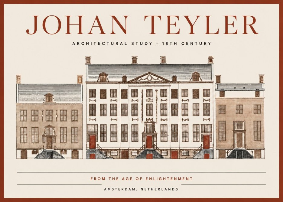 Johan Teyler Architectural Study VII No4 - Plakát