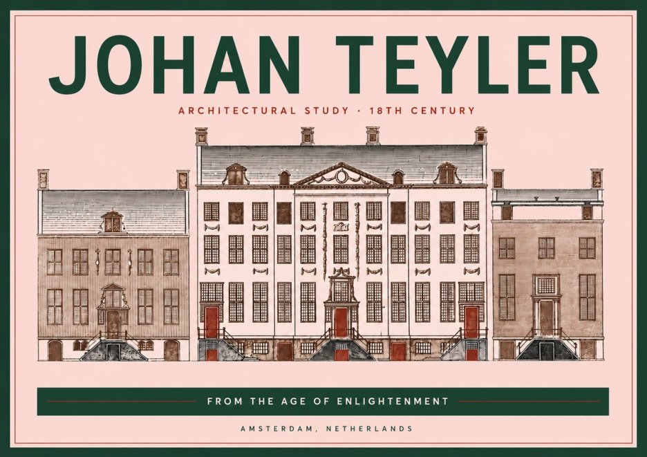 Johan Teyler Architectural Study VII No5 - Plakát