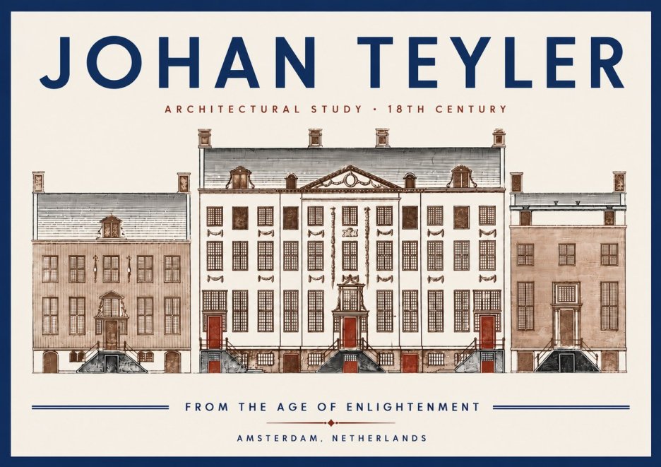 Johan Teyler Architectural Study VII No6 - Plakát