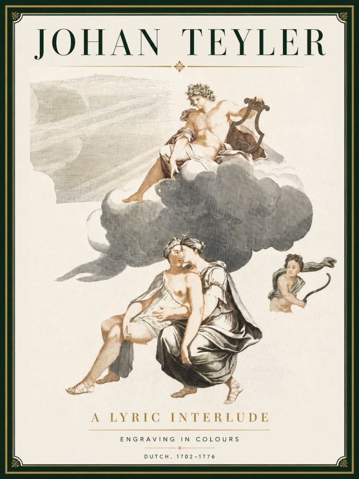 Johan Teyler Allegory of Music and Love No5 - Plakát
