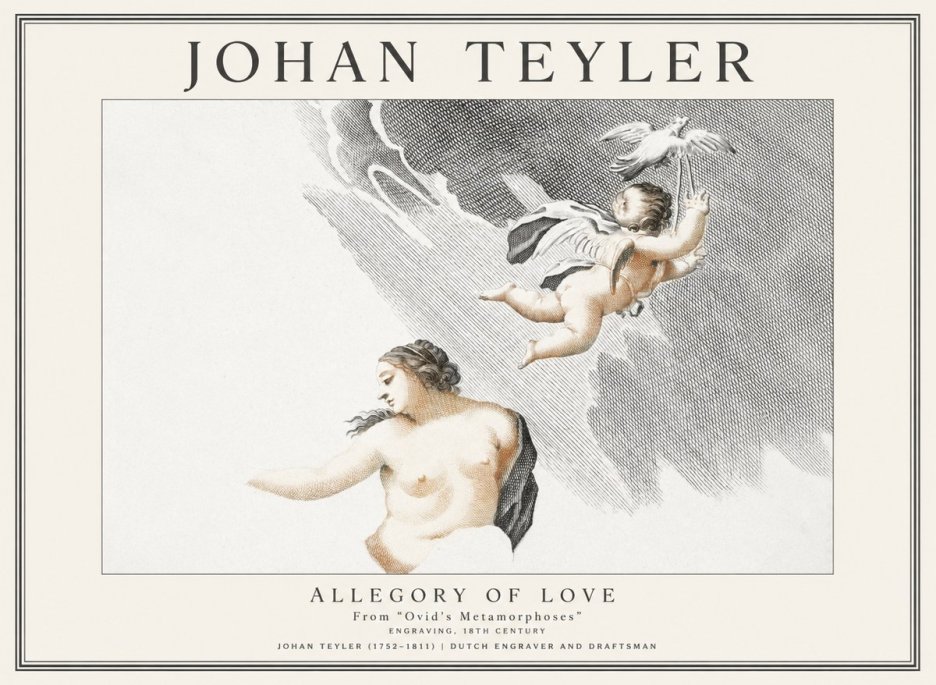 Johan Teyler Allegory of Love No1 - Plakát