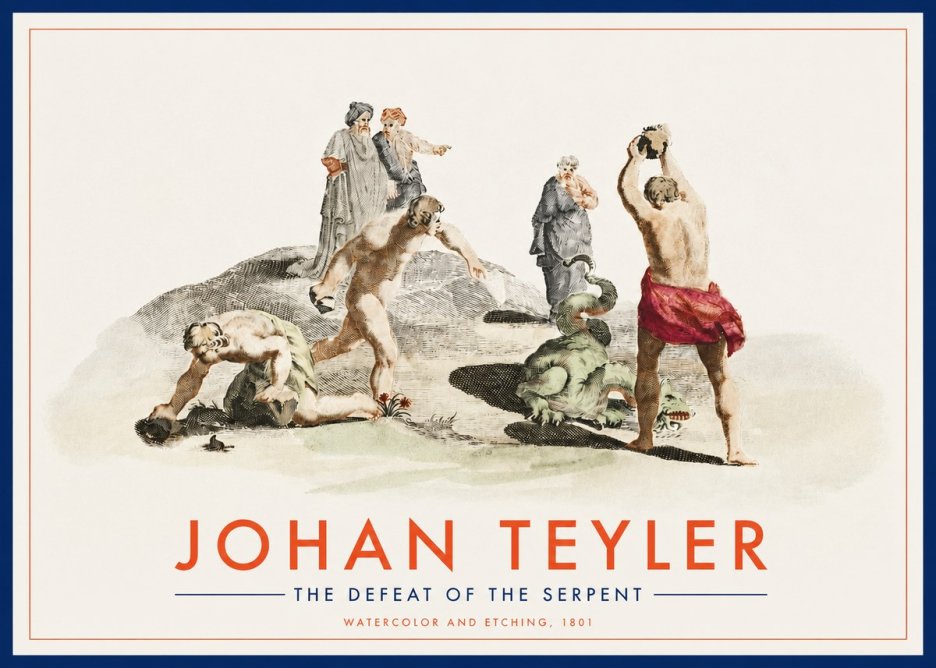 Johan Teyler Study of Ulysses and Polyphemus No3 - Plakát