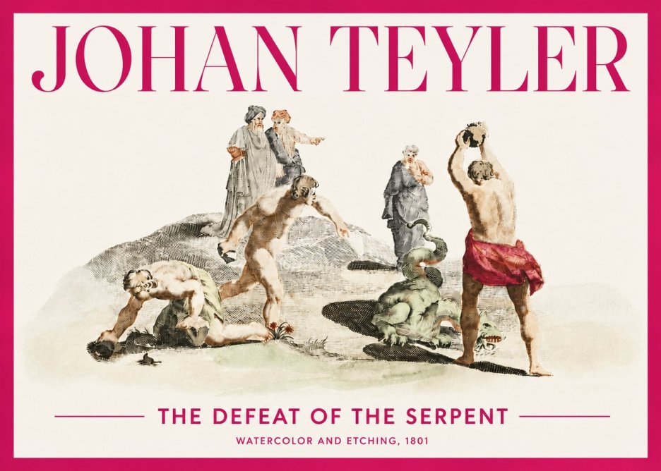 Johan Teyler Study of Ulysses and Polyphemus No4 - Plakát
