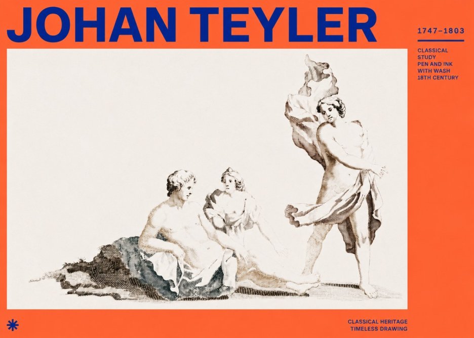 Johan Teyler Classical Study I No2 - Plakát