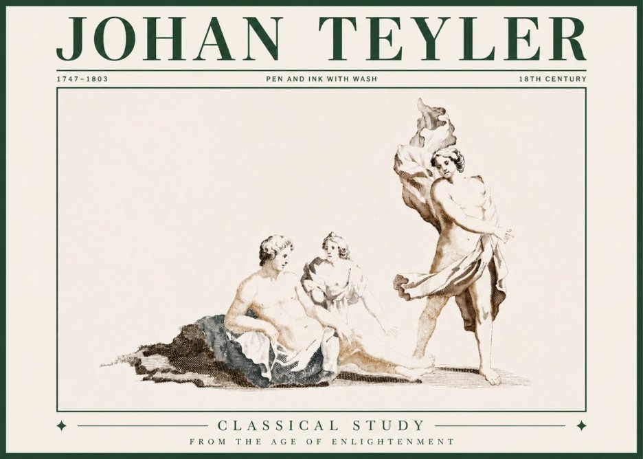 Johan Teyler Classical Study I No3 - Plakát