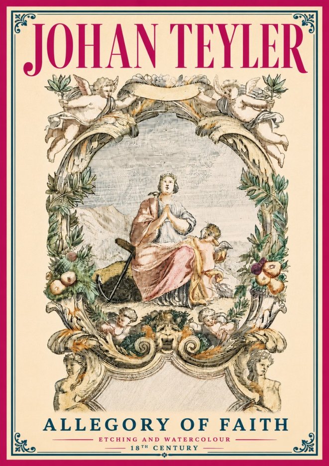 Johan Teyler Allegory of Faith No5 - Plakát