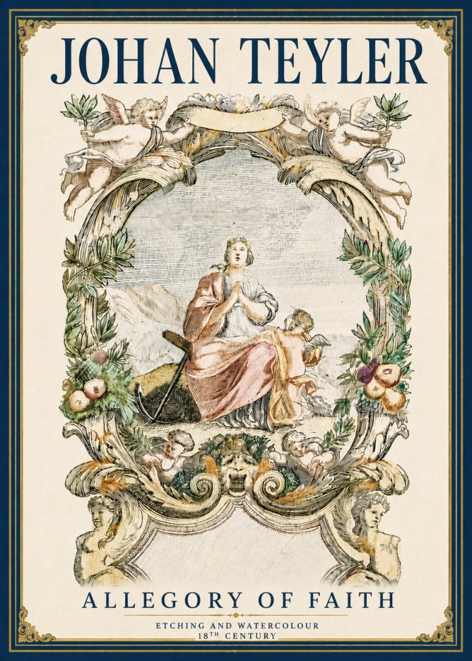 Johan Teyler Allegory of Faith No6 - Plakát
