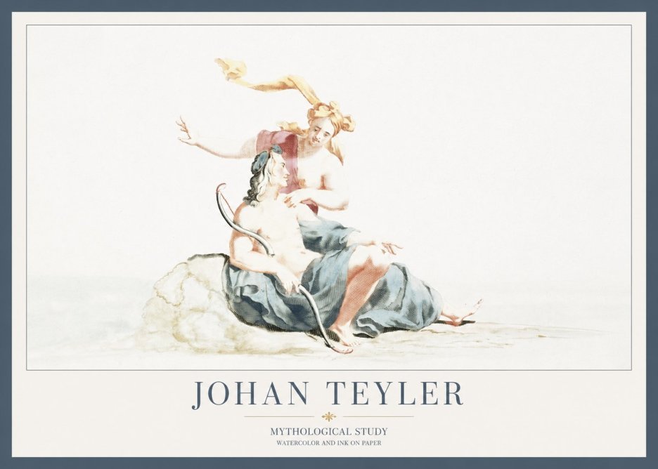Johan Teyler Mythological Study No2 - Plakát