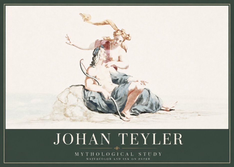 Johan Teyler Mythological Study No3 - Plakát