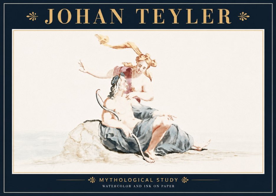 Johan Teyler Mythological Study No5 - Plakát