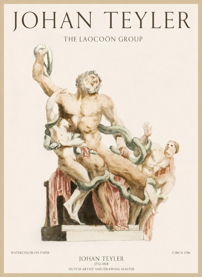 Johan Teyler The Laocoön Group No1 - Plakát