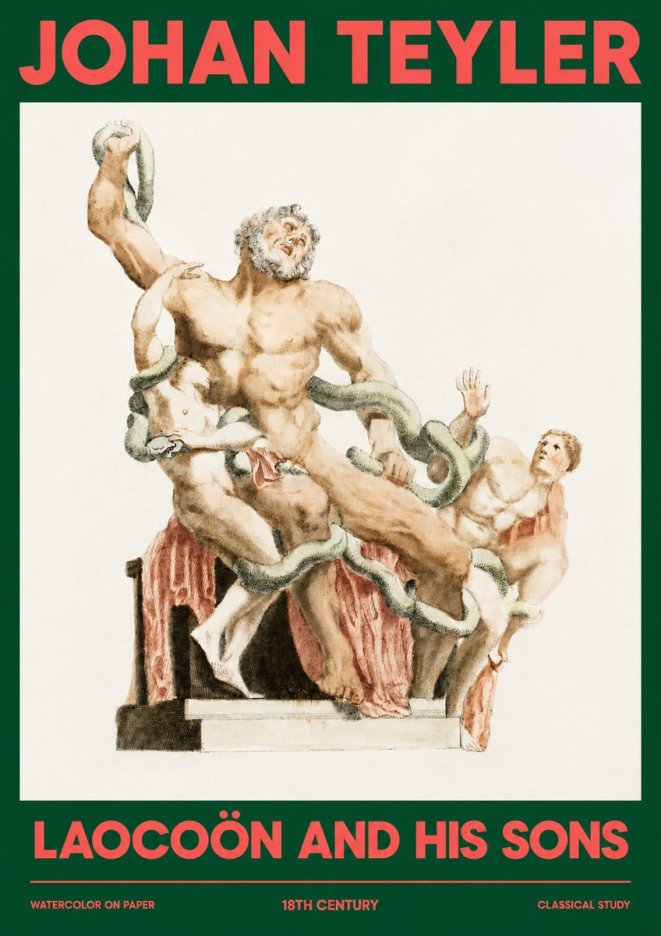Johan Teyler The Laocoön Group No4 - Plakát