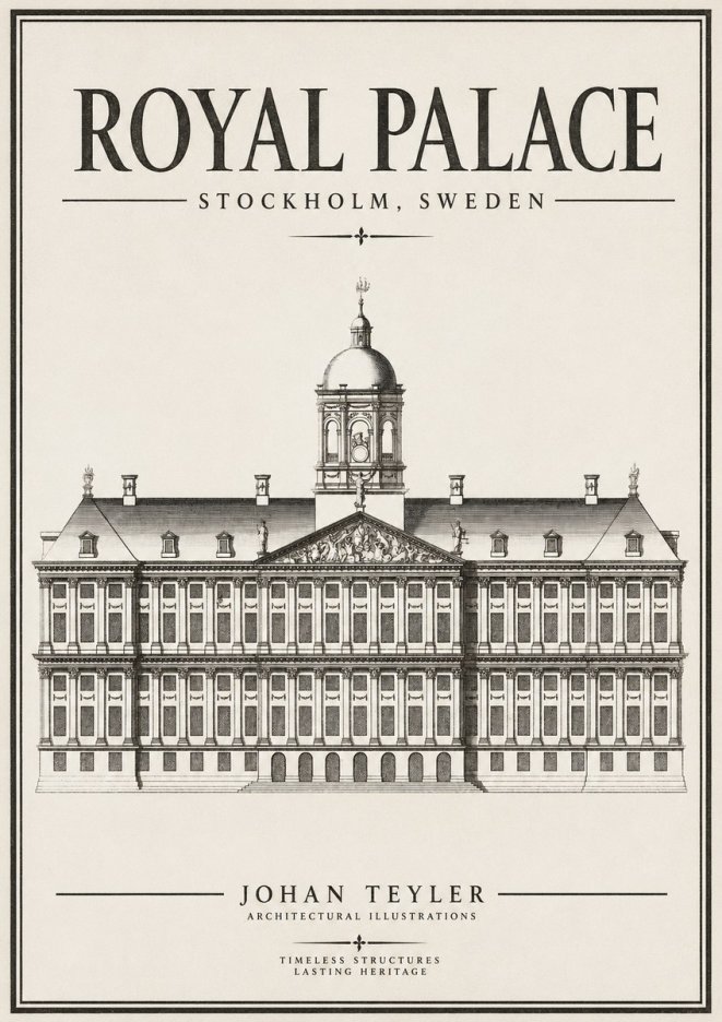 Johan Teyler Royal Palace No2 - Plakát