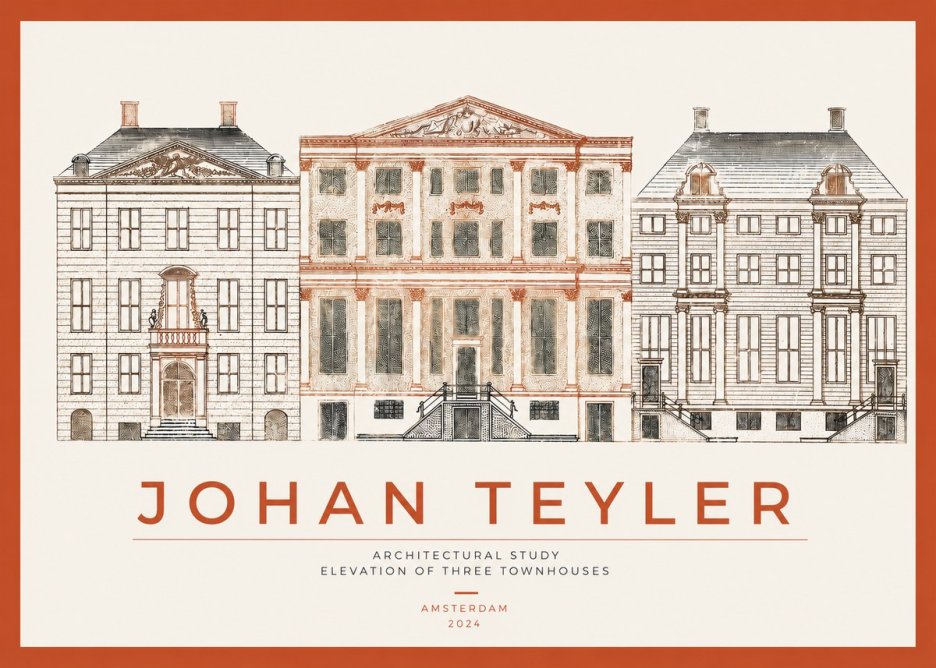 Johan Teyler Architectural Study IX No3 - Plakát