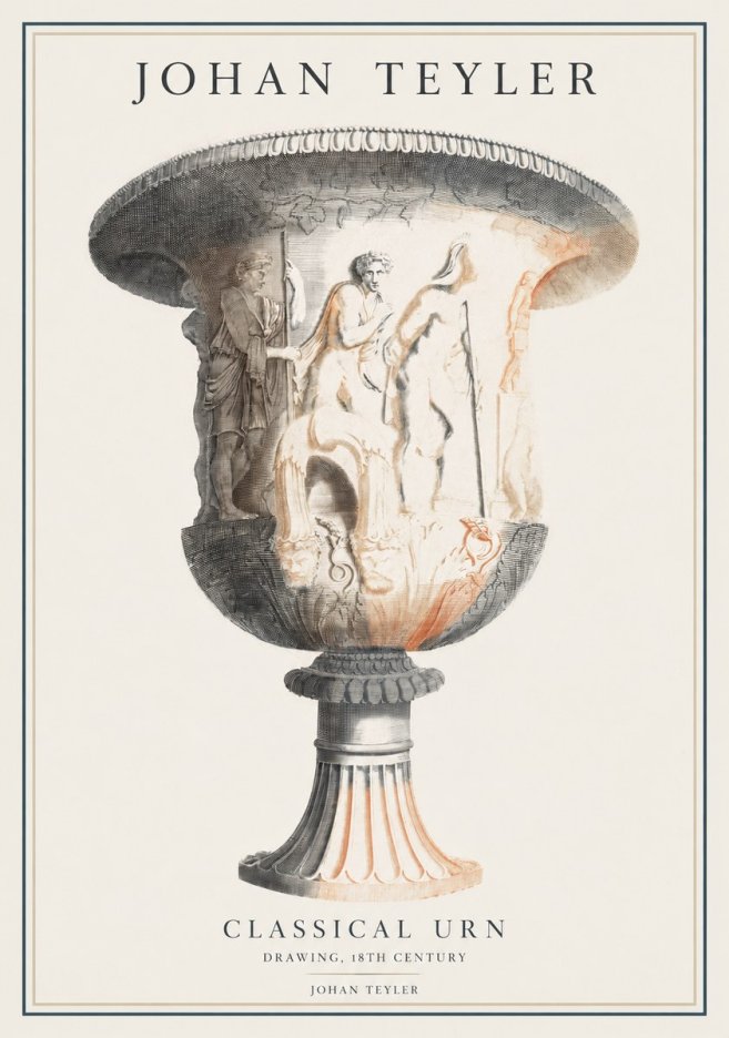 Johan Teyler Classical Urn No1 - Plakát