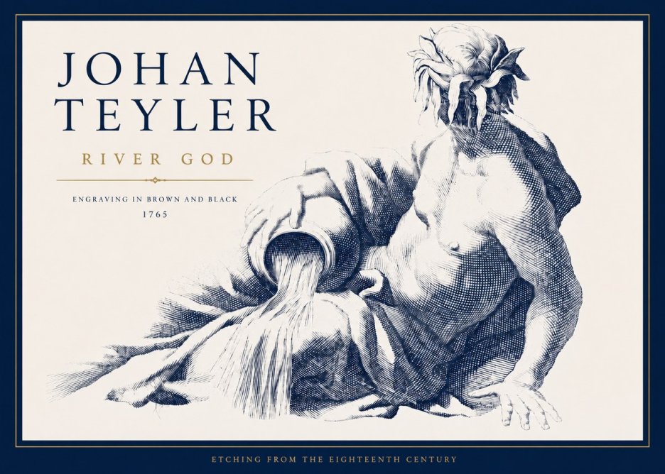 Johan Teyler River God No3 - Plakát