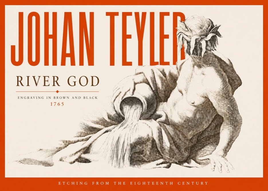 Johan Teyler River God No4 - Plakát