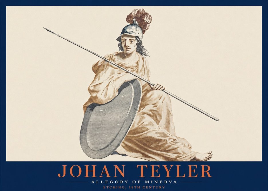 Johan Teyler Allegory of Minerva No2 - Plakát
