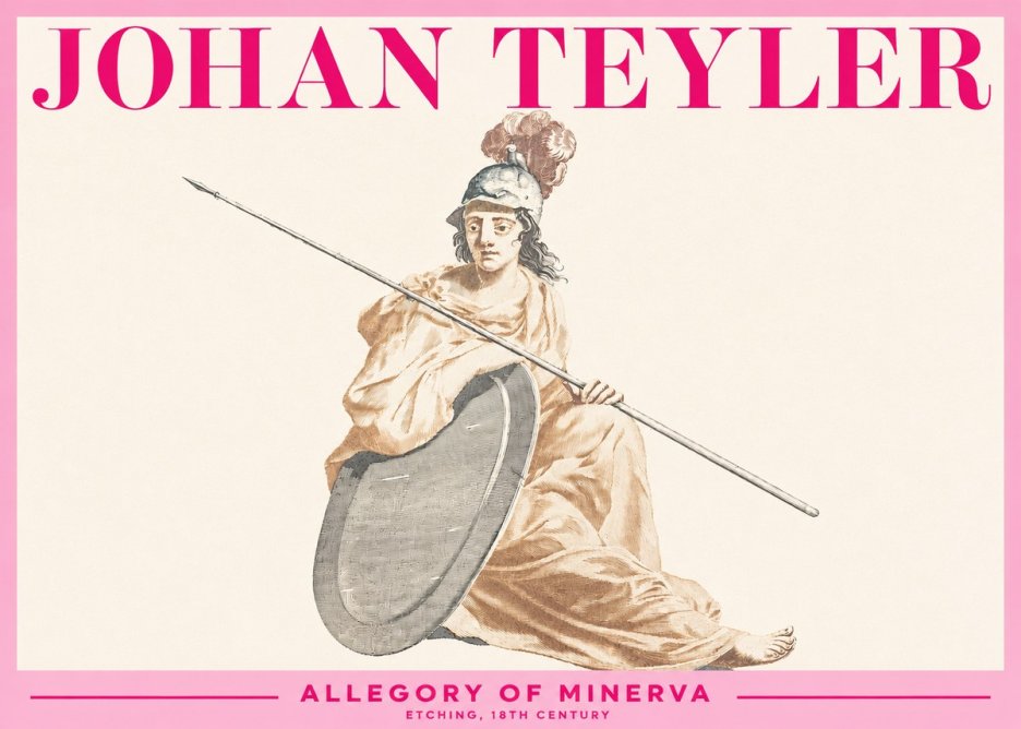 Johan Teyler Allegory of Minerva No3 - Plakát