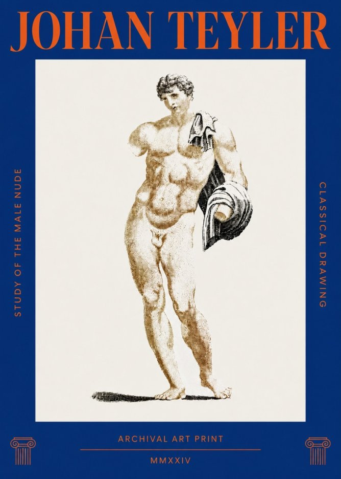 Johan Teyler Classical Study II No3 - Plakát
