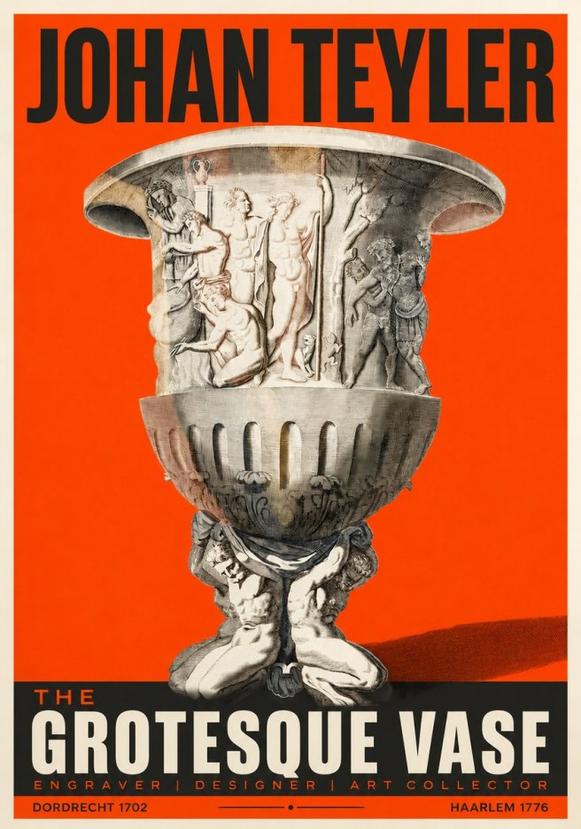 Johan Teyler The Grotesque Vase No2 - Plakát