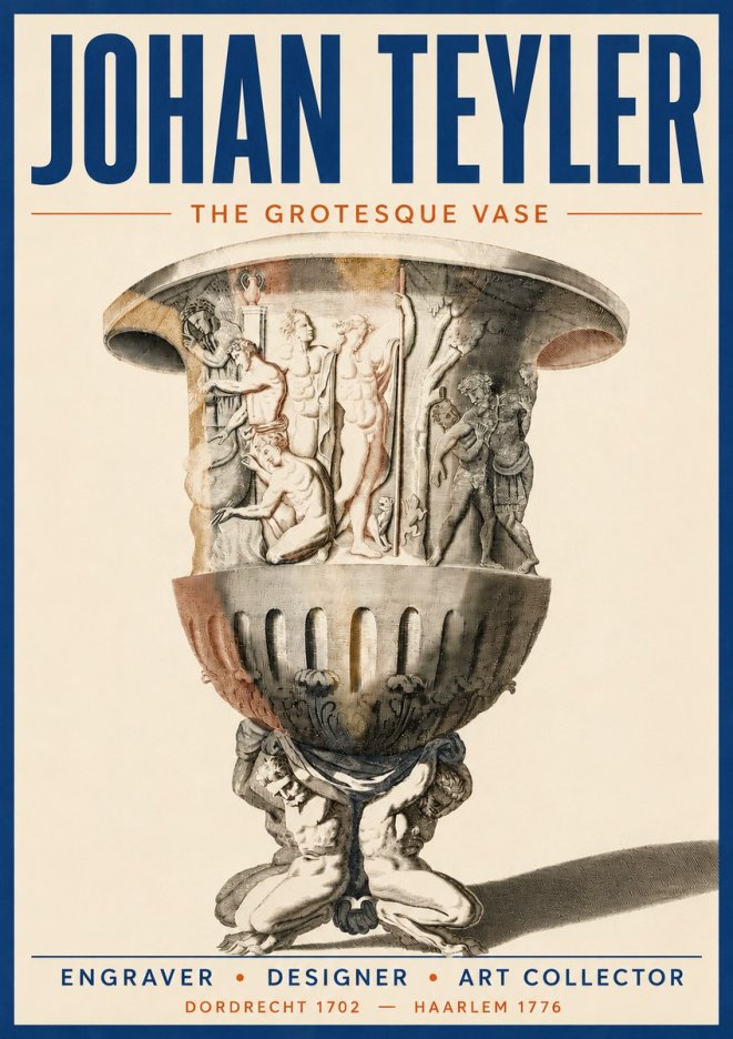 Johan Teyler The Grotesque Vase No6 - Plakát