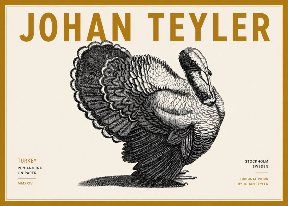 Johan Teyler Turkey No6 - Plakát