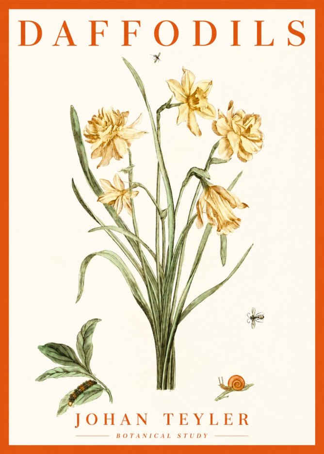 Johan Teyler Daffodils No2 - Plakát