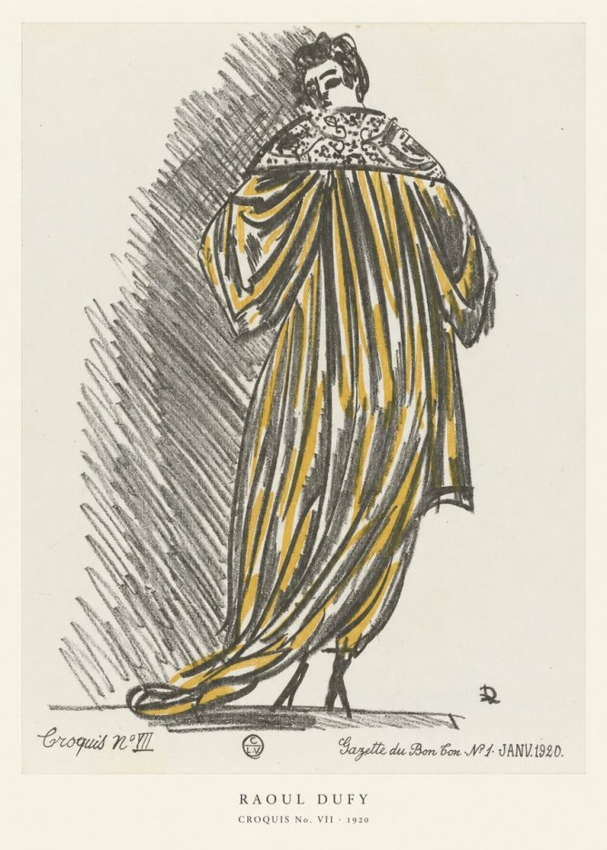 Raoul Dufy Croquis No. Vii No5 - Plakát