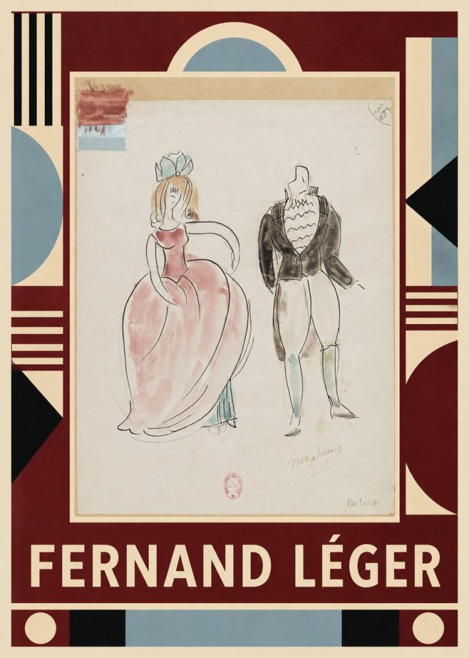 Fernand Léger Bolivar VI No1 - Plakát