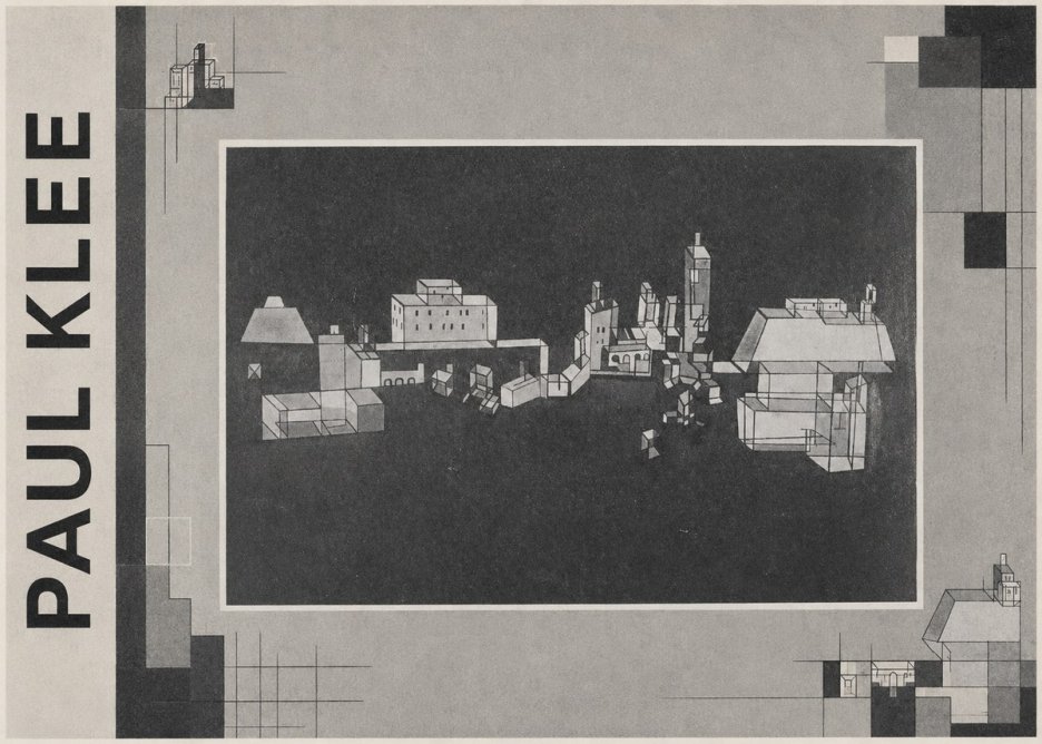 Paul Klee Architectural Forms No4 - Plakát