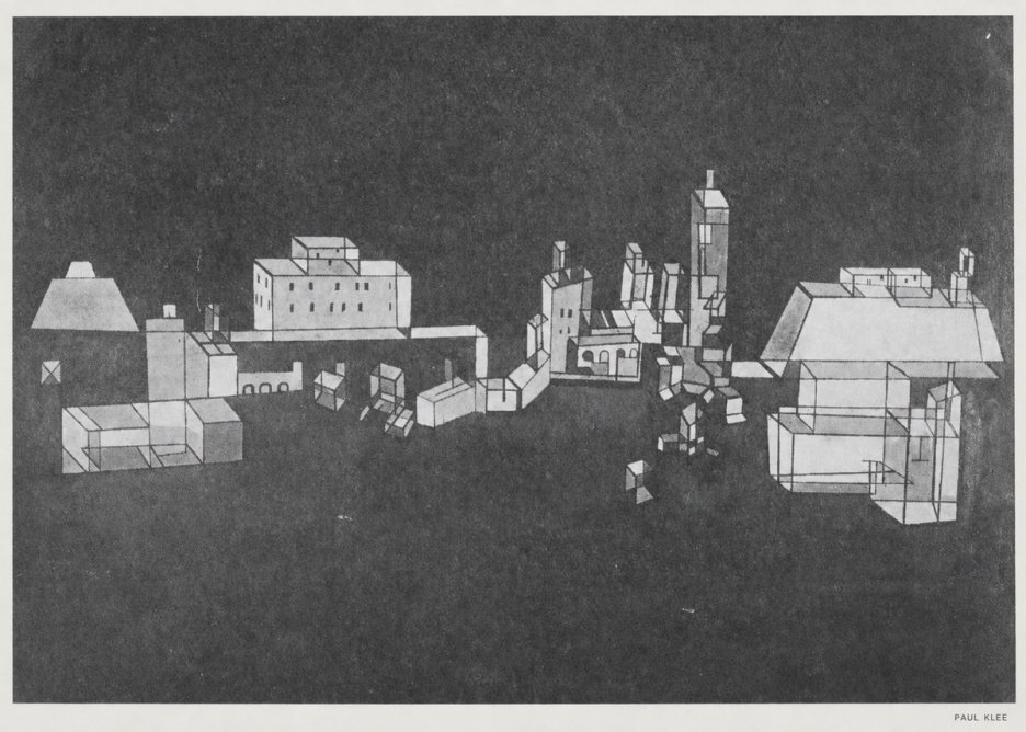 Paul Klee Architectural Forms No6 - Plakát