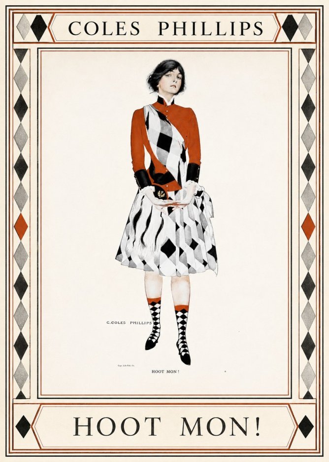 Coles Phillips Hoot Mon! No1 - Plakát