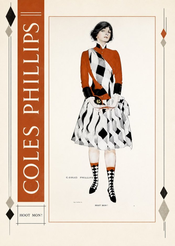 Coles Phillips Hoot Mon! No2 - Plakát
