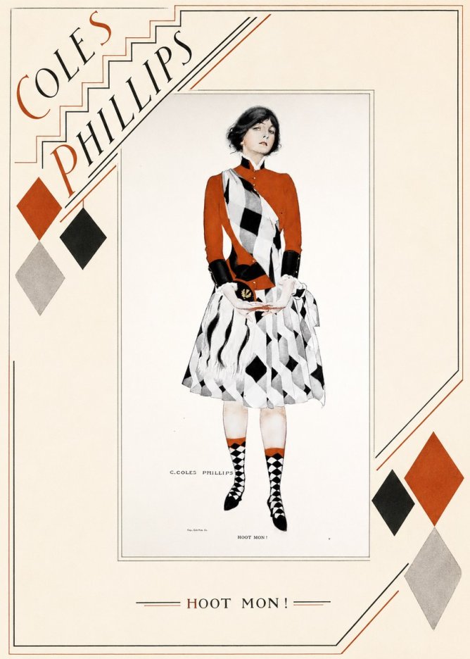 Coles Phillips Hoot Mon! No3 - Plakát