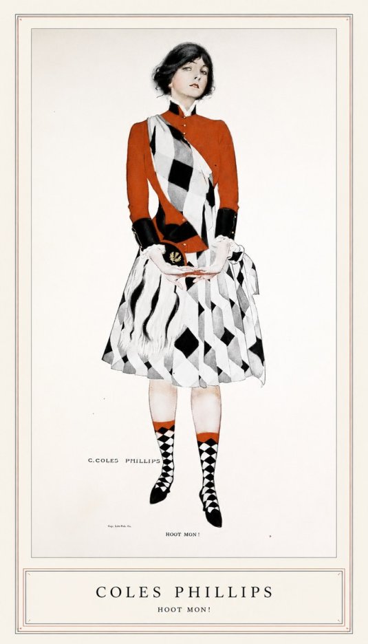 Coles Phillips Hoot Mon! No5 - Plakát