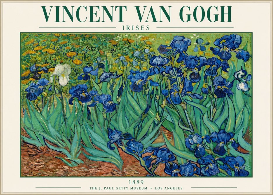 Van Gogh Irises I No3 - Plakát