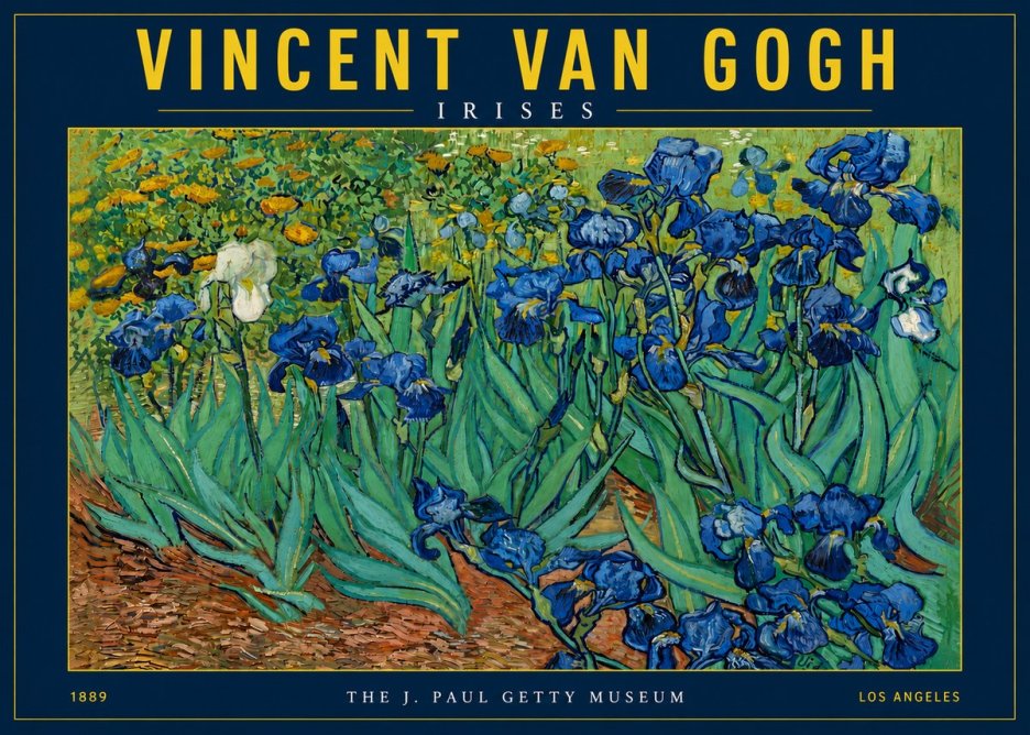 Van Gogh Irises I No4 - Plakát